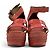 Hermès Hermes Elda Espadrille Suede & Patent Leather Platform Wedges Sandals 36 - vista 3