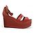 Hermès Hermes Elda Espadrille Suede & Patent Leather Platform Wedges Sandals 36 - vista 4