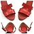 Hermès Hermes Elda Espadrille Suede & Patent Leather Platform Wedges Sandals 36 - vista 5