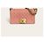 Borsa Chanel Boy in pelle caviar rosa - vista 2