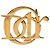 Broche Dior Gold Logo Placcato Oro
