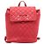 Zaino Chanel Red Quilted Caviar CC Filigree