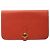 Hermès Orange Togo Dogon Duo Wallet GM