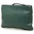 Pouch da polso in pelle verde con logo LOEWE Materiale - vista 2
