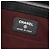 Chanel Black Medium CC Chevron Caviar O Case Clutch - vista 5