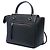 Belt Bag Céline Bolsa Cinto Celine em Micro Pele de Bezerro Grão Preto com Costuras - vista 2