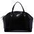 Borsa Gucci Nice Dome Large in pelle verniciata Microguccissima Nera