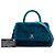 Borsa Chanel Blue Mini Chevron Shearling Coco Top Handle - vista 6