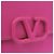 Valentino Mini Borsa a Tracolla VSling in Pelle di Vitello Liscia Rosa - vista 7