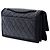 Chanel Black CC Quilted Lambskin and Grosgrain So Black Flap - vista 2