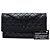 Chanel Black CC Quilted Lambskin and Grosgrain So Black Flap - vista 7