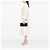 Autre Marque Clutch Cassandre Saint Laurent in pelle liscia nera - vista 6