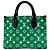 Louis Vuitton Green LV Match Monogram Jacquard Velvet OnTheGo PM - vista 2