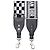 Dior Black Canvas Logo Embroidered Shoulder Strap - view 2