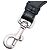 Dior Black Canvas Logo Embroidered Shoulder Strap - view 4
