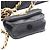 Chanel Vanity Case piccola CC matelassé in caviale nero con catena - vista 11