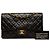 Chanel Black Medium Classic Lambskin Double Flap - vista 7