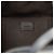 Borsa a spalla Fendi Mini Zucca Origami in chenille grigio - vista 5