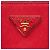 Prada Borsa Galleria Double Zip Medium in Saffiano rosso - vista 5