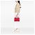 Prada Borsa Galleria Double Zip Medium in Saffiano rosso - vista 6