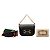 Horsebit 1955 Borsa Satchel Gucci 1955 Horsebit Mini in pelle di vitello nera con Web - vista 7