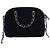 Clutch Coco in velluto matelassé nero Chanel con catena - vista 2