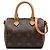 Louis Vuitton Brown Monogram Nano Speedy Bandouliere