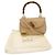 Gucci Beige Grained Calfskin Bamboo Night - vista 16