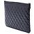 Chanel Clutch Boy O Case Medium Acolchada de Charol Negro - vista 2