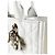 Dior Book Tote Small in pelle di vitello Macrocannage bianca - vista 12