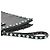 Pochette da Polso Valentino Rolling Rockstud in Pelle Nera - vista 14