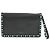 Pochette da Polso Valentino Rolling Rockstud in Pelle Nera - vista 2