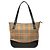 Borsa Tote Burberry Beige Haymarket Check Canvas