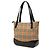 Borsa Tote Burberry Beige Haymarket Check Canvas - vista 2