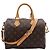 Louis Vuitton Brown Monogram Speedy Bandouliere 25