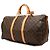Louis Vuitton Brown Monogram Keepall Bandouliere 50 - vista 2