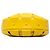 Bottega Veneta Borsa The Shell Piccola in pelle di vitello Gialla - vista 3
