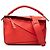 Borsa Puzzle LOEWE Medium in pelle di vitello rossa