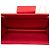 Borsa a tracolla Dior in tela rossa con logo impreziosito da cristalli - vista 4