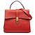 Céline Celine Borsa a mano 16 Turn Lock in pelle rossa