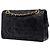 Chanel Black Small Classic Lambskin Double Flap - vista 2