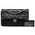 Chanel Black Small Classic Lambskin Double Flap - vista 7