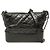 Chanel Gabrielle Crossbody in pelle di vitello aged medium nera