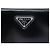 Prada Borsa a tracolla mini in pelle Spazzolato nera - vista 5