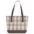Borsa Tote Burberry Beige House Check Canvas