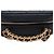 Borsa Vanity Chanel Blue Mini CC Quilted Lambskin con manico e catena - vista 9