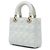 Dior White Small Lambskin Cannage My ABCDior Lady Dior - vista 2