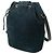 Autre Marque Borsa secchiello Saint Laurent in camoscio blu con medaglione - vista 2
