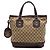 Gucci Beige GG Canvas Techno Tag Tote