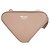 Mini borsa a tracolla Prada in pelle Saffiano con logo triangolare - vista 2